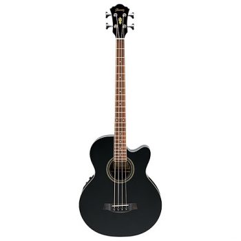 Ibanez AEB8E-BK Acoustic Bass Series 4 String Electric Acoustic Guitar