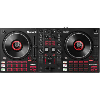 Numark MixTrack Platinum FX - 4-Deck Serato DJ Controller w/ Jog Wheel Displays and FX Paddles