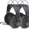 Samson SR850 - Semi-Open Back Studio Headphones (2 Pack)