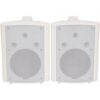 Adastra BC8 - 8" Stereo Background Speakers - White (Pair)