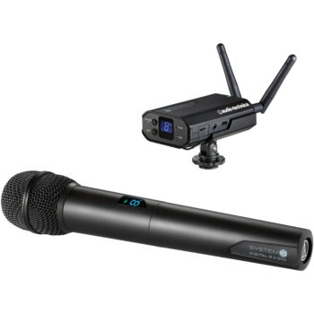 Audio Technica ATW-1702 - Camera-Mount Wireless Handheld Microphone System
