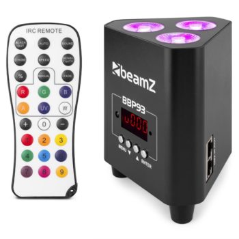 Alternative view of Beamz BBP93 - 3x10W 4-in-1 Uplight Par RGBW LED (Battery-operated)