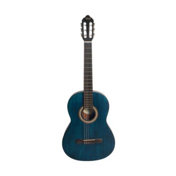 Valencia VC203 TBU - 3/4 Size Classical Guitar (Trans Blue)