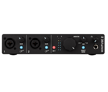 Arturia MiniFuse 2 - 2x2 USB Audio Interface (Black)