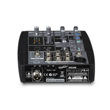 Wharfedale Connect 502 USB - 5 Channel Mixer w/ USB Interface