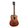 Cort AD Mini M - Acoustic Travel Guitar (Open Pore Mahogany Top) w/ Bag