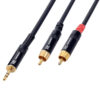 PD Connex Signal Cable: 3.5mm ST MALE - 2x RCA MALE (1.5M) *[ 177.033 ]
