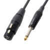 PD Connex Signal Cable: XLR FEMALE - 6.3mm MONO Jack (1.5M) [176.445]