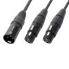 PD Connex Signal Cable: XLR MALE - 2x XLR FEMALE (0.25M) [176.977]