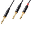 PD Connex Signal Cable: 6.3mm ST MALE - 2x 6.3mm MALE (3M) *[ 177.045 ]