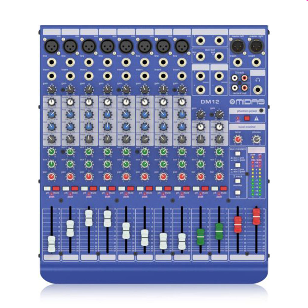 Midas DM16 - 16 Channel Analog Mixer - Sound Of Ministry