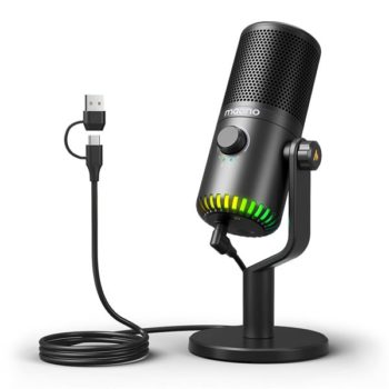 Maono DM30 RGB - USB Condenser Microphone (Black)