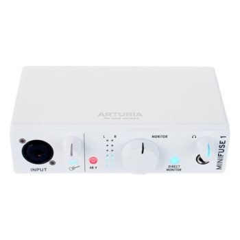 Arturia MiniFuse 1 - 1x2 USB Audio Interface (White)