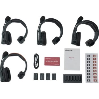 Alternative view of Hollyland Solidcom SE-4S - Wireless 4-Person Noise Cancelling Headset Intercom