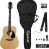 Epiphone Songmaker - FT-100 Player Pack (Natural) [PPAG-EAFT-NA]