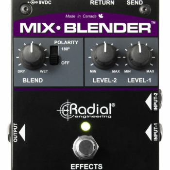 Radial Mix-Blender - Dual Input Guitar Mixer w/ insert loop to blend in effects (R800720700)