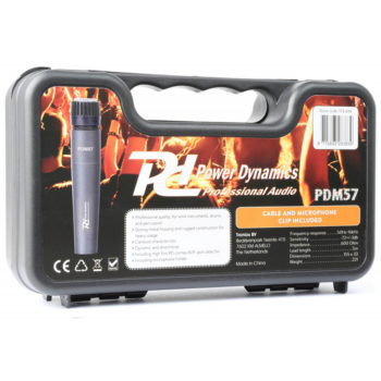 Power Dynamics PDM57 - Dynamic Insrument Microphone in Case