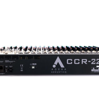 Agera Acoustic CCR-224U - 22 Channel Analog Mixer w/ FX/BT/USB/SD