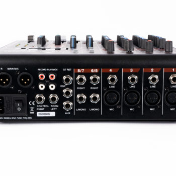 Agera Acoustic CCR-82BT - 8 Channel Analog Mixer w/ FX/BT/USB/SD