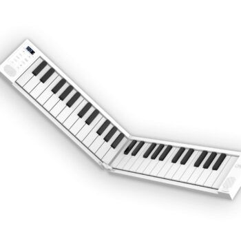 Alternative view of Carry-On FP49T WT - 49 Key Touch Sensitive Folding Piano w/ Rechargeable Battery (White)