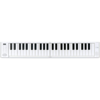 Carry-On FP49T WT - 49 Key Touch Sensitive Folding Piano w/ Rechargeable Battery (White)