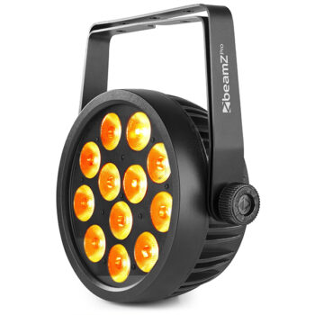 Beamz BAC509 - LED PAR 64 12x10W 4-In-1 RGBA LEDs DMX IR