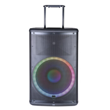 Alternative view of PowerWorks AQM-15A - 15" Battery Powered Trolley Speaker System