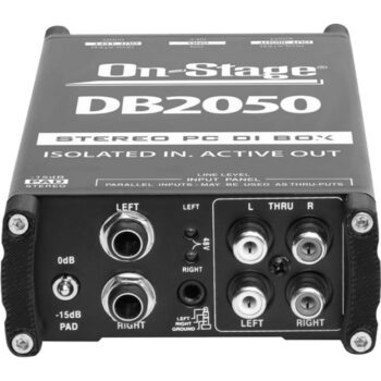 On-Stage DB2050 - Active Stereo Multi-Media DI Box