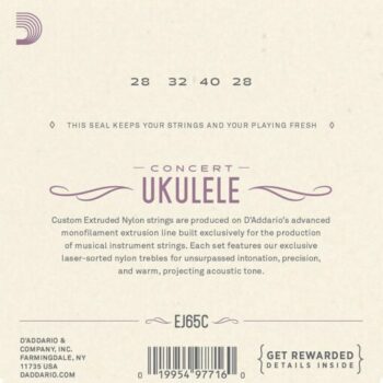 Daddario EJ65C Pro-Arte - Concert Ukulele Strings