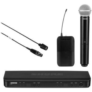 Alternative view of Shure BLX1288/CVL (K3E) - Dual Wireless Lavalier/Handheld Mic System