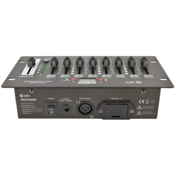QTX PAR Fader - 32 Ch Battery Powered DMX Lighting Controller [154.098]