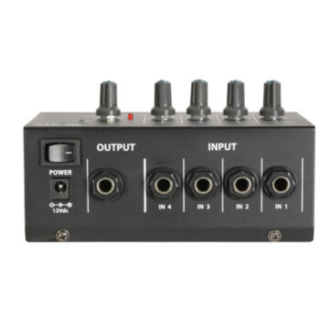 QTX LM41 - 4 Channel Mono Mini Line Level Mixer [170.204]