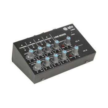 QTX LM82 - 4 Channel Stereo Mini Line Level Mixer [170.205]