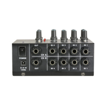 QTX LM82 - 4 Channel Stereo Mini Line Level Mixer [170.205]