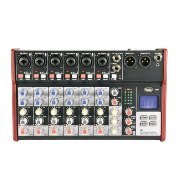 Citronic CSM-8 - 8 Channel Mixer w/ BT/USB/MP4