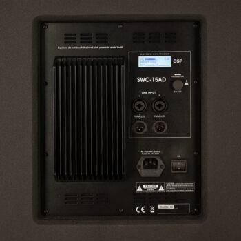 Alternative view of Agera Acoustics SWC-15AD - 15" Active Subwoofer w/ DSP