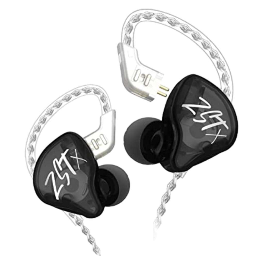 KZ ZST X - In-Ear Monitors (Black) | Sound of Ministry