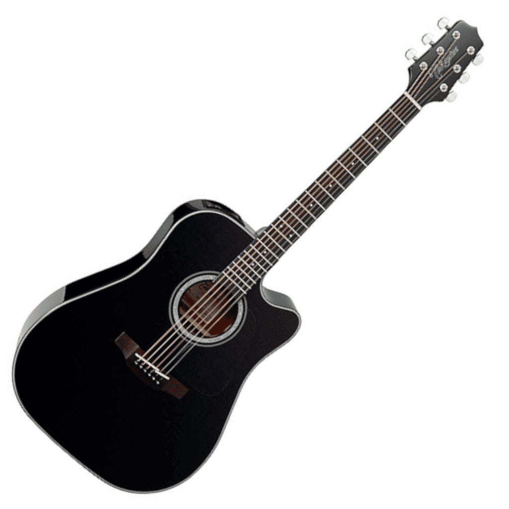 Takamine GD30CE-BLK - Dreadnought Acoustic Electric-Guitar (Black)