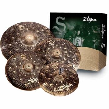 Zildjian SD4680 S Dark Series - Cymbal Pack w/ 14" HiHats /16" Crash /18" Crash /20" Ride
