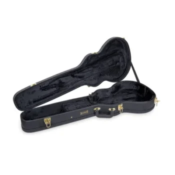 Crossrock CRW500L BK - Les Paul Style Electric Case (Black)