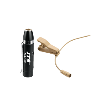 JTS CM-201i/MA-500 - Miniature Lapel Microphone w/ Phantom Power Adaptor (Beige) [171.807]