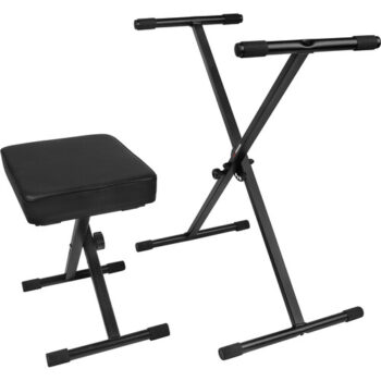 Gator GFW-KEYBENCH-SET - X-Style Keyboard Stand & Bench Set [GCFWKEYBENCHSET]