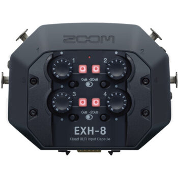 Zoom EXH-8 - Quad XLR Input Capsule for H8 Recorder