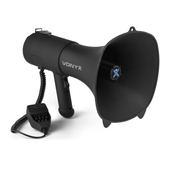 Vonyx MEG090 - 90W Megaphone with Record / Siren / USB / BT