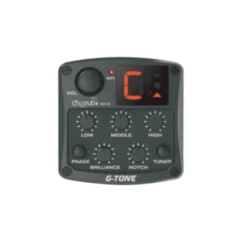 Cherub GT4 - Acoustic Guitar Preamp with Pickup and Tuner