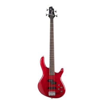 Cort Action Bass Plus TR - 4 String Bass Guitar (Trans Red)