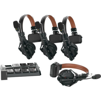 Hollyland Solidcom C1 Pro-4S - Full-Duplex ENC Wireless Intercom System w/ 4 Headsets