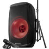 Gemini AS 2115BT LT PK - 2000W 15" BT Speaker with Light Show, Stand & Mic