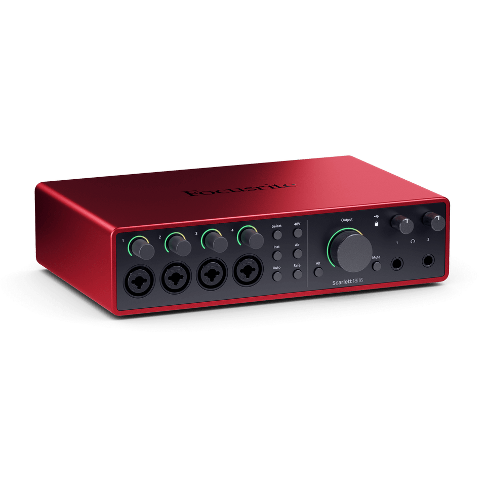 Focusrite Scarlett 18i16 - USB-C Audio/MIDI Interface (4th Gen)