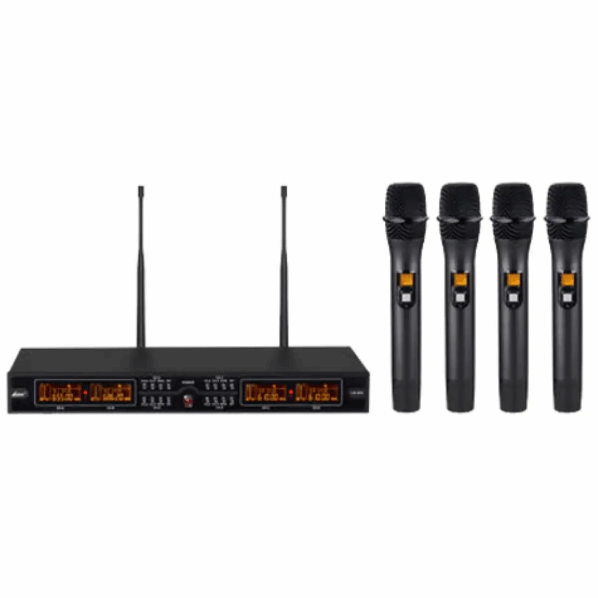 LANE LR-604 - 4 Piece Wireless Microphone System